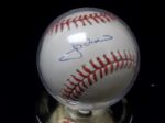 J. D. Drew Autographed Official NL Leonard Coleman Baseball