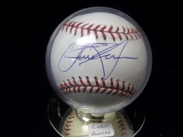 Chris Duncan Autographed Official MLB Bud Selig Baseball