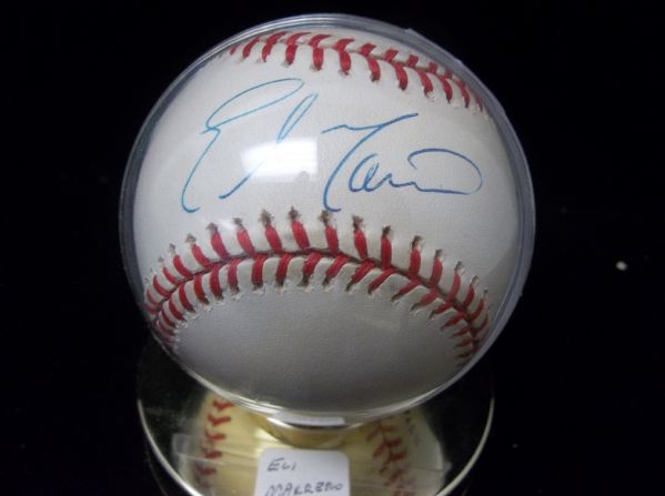 Eli Marrero Autographed Official NL Leonard Coleman Baseball