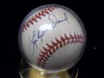 Lindy McDaniel Autographed Official AL Gene Budig Baseball