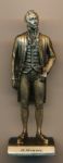 1985 Lance Corp. James Monroe 2-1/2” Tall Solid Pewter Figurine