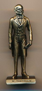 1985 Lance Corp. Martin Van Buren 2-1/4” Tall Solid Pewter Figurine