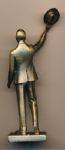 1987 Lance Corp. Dwight D. Eisenhower 2-3/8” Tall Solid Pewter Figurine