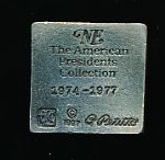 1987 Lance Corp. Gerald R. Ford 2-1/2” Tall Solid Pewter Figurine