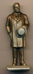 1987 Lance Corp. Herbert Hoover 2-3/8” Tall Solid Pewter Figurine