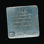 1987 Lance Corp. Herbert Hoover 2-3/8” Tall Solid Pewter Figurine
