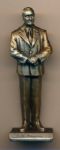 1987 Lance Corp. Lyndon B. Johnson 2-1/2” Tall Solid Pewter Figurine