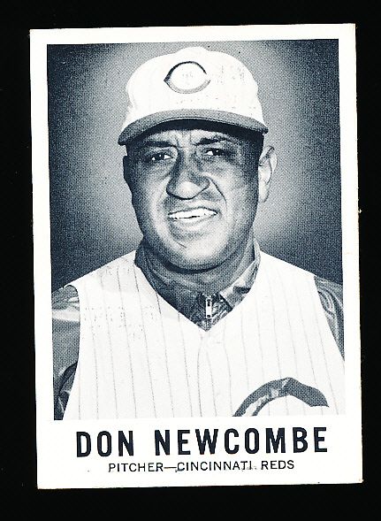 1960 Leaf Baseball- #19 Don Newcombe, Reds- 4 Cards