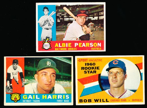 1960 Topps Baseball- 21 Diff.
