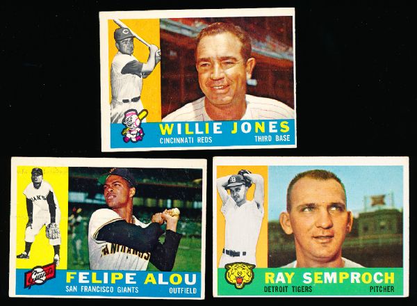 1960 Topps Baseball- 30 Diff.