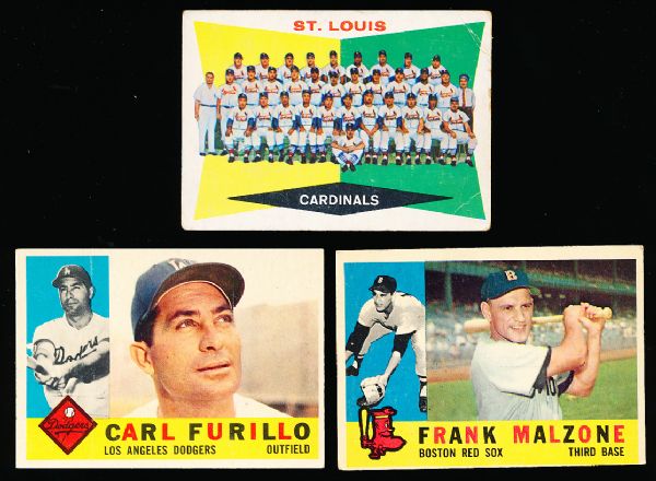 1960 Topps Baseball- 75 Diff.