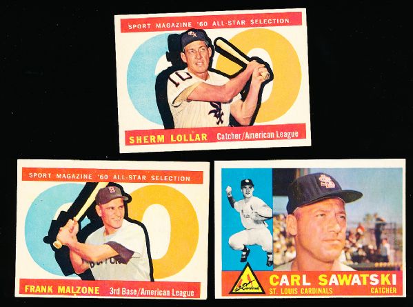 1960 Topps Baseball- 13 Diff. Hi#’s