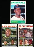 1964 Topps Bb- 3 Diff.