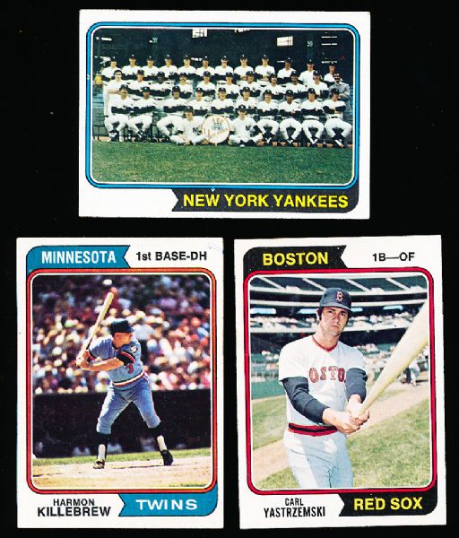 1974 Topps Baseball- 100 Diff.