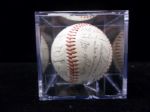 1964? St. Louis Cardinals Team Stamped Baseball- 26 Stamped Signatures