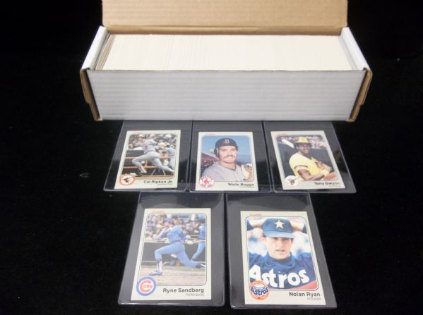1983 Fleer Baseball Complete Set of 660
