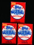 1985 Topps Baseball- Four Unopened Wax Packs