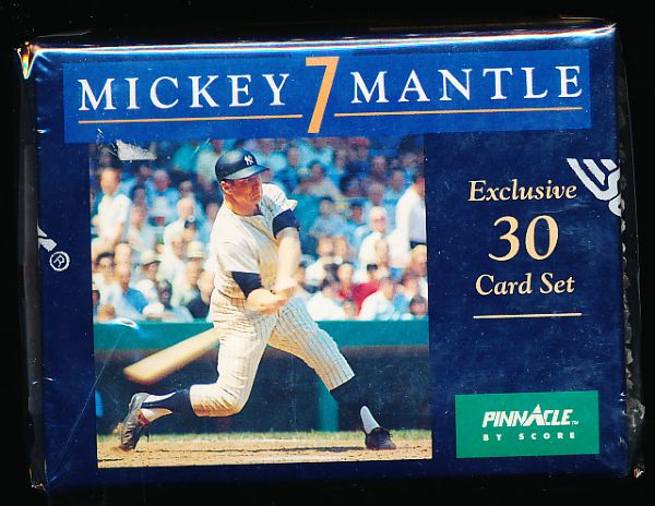 1992 Pinnacle Bb- “Mickey Mantle” 30-Card Boxed Factory Sealed Set