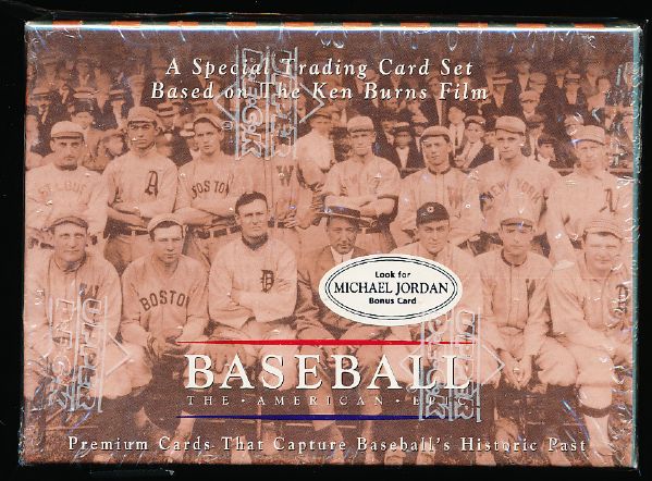 1994 Upper Deck “Baseball: The American Epic” Factory Sealed Set of 81 Cards