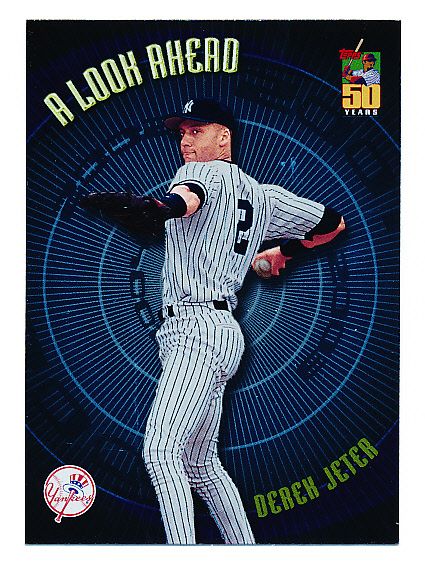 2001 Topps Bb- “A Look Ahead” Inserts- #LA2 Derek Jeter, Yankees- 9 Cards