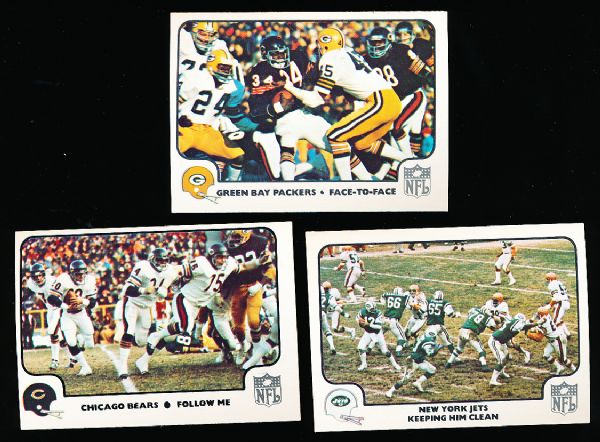1977 Fleer Team Action Football Complete Set of 67