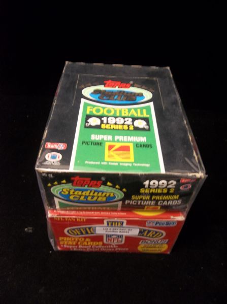 Two Diff. Unopened Wax Boxes