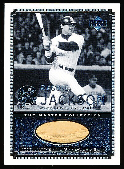 2000 Upper Deck Yankees Master Collection- All Time Yankee Game Bats- #ATY 3 – Reggie Jackson- NrMt-Mt as issued- #214/500
