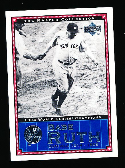 2000 Upper Deck Yankees Master Collection- #NYY 1 - Babe Ruth- (#214/500)