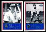 2000 Upper Deck Yankees Master Collection- 2 Cards- #NYY 7 Bill Dickey & #NNY 8 Bill Dickey- (Both #214/500)