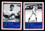 2000 Upper Deck Yankees Master Collection- 2 Cards- #NYY9 Tommy Henrich & #NYY 10 Spud Chandler (Both #214/500)
