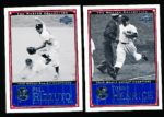 2000 Upper Deck Yankees Master Collection- 2 Cards #NYY 11 Tommy Henrich & #NYY 12 Phil Rizzuto (Both #214/500)