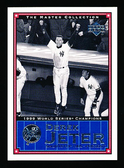 2000 Upper Deck Yankees Master Collection- #NYY 25 Derek Jeter (#214/500)