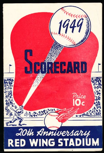 1949 Rochester Red Wings vs. Toronto Maple Leafs Program