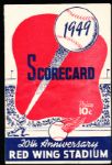1949 Rochester Red Wings vs. Toronto Maple Leafs Program