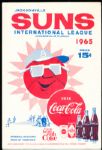 1965 Jacksonville Suns Scorecard vs. Rochester Red Wings
