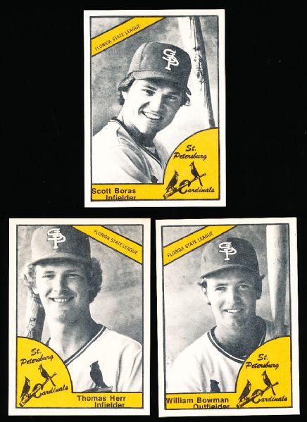 1977 TCMA- St. Petersburg Cardinals Near Set 25 of 26 (No Nagle)
