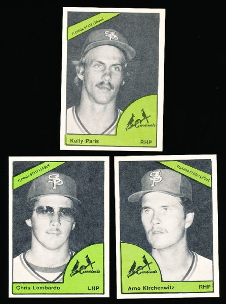 1979 TCMA St. Petersburg Cardinals Set of 29