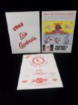 1983 St. Louis Cardinals Minor Leagues- 6 Diff. Programs/ Scorecards