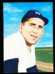 1982 TCMA Stephen Douglas 4-5/8” x 6-7/16” Original Art for Yankees Yearbook Card Inserts- Yogi Berra, Yankees- 1 of 1