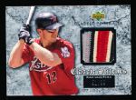 2003 Upper Deck Classic Portraits Bb- “Classic Stitches Game-Used Patch”- #GP-JK Jeff Kent, Astros- #51/99
