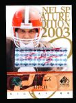 2003 SP Signature Edition Ftbl.- “Autographs Red Ink”- #TC Tim Couch, Browns- #35/100