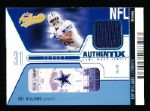 2004 Fleer Authentix Ftbl.- “Jersey Authentix Balcony”- #JA-RW2 Roy Williams, Cowboys- #104/150