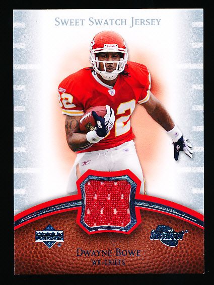 2007 Sweet Spot Ftbl.- “Sweet Swatch Jersey”- #SS-BO Dwayne Bowe, Chiefs
