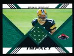 2008 Stadium Club Ftbl.- “Impact Relics”- #IR-BB Brian Brohm, Packers- #281/1349