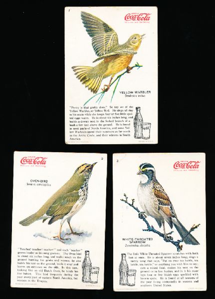 1920’s? Coca-Cola “Birds” (F213-1) Near Set- 17 of 20
