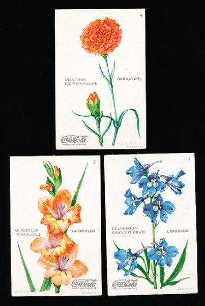 1920’s? Coca-Cola “Favorite Flowers” (F213-2) Near Set- 17 of 20