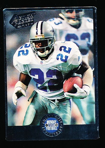 1994 Action Packed Monday Night Ftbl. “.999 Pure Silver” #4S Emmitt Smith, Cowboys