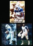 1995 Action Packed Rookies and Stars Ftbl.- 3 Diff. Emmitt Smith Inserts