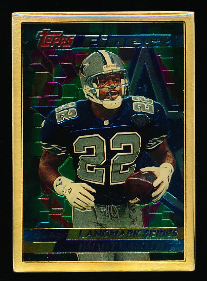 1995 Finest Landmark Ftbl. #3 Emmitt Smith, Cowboys