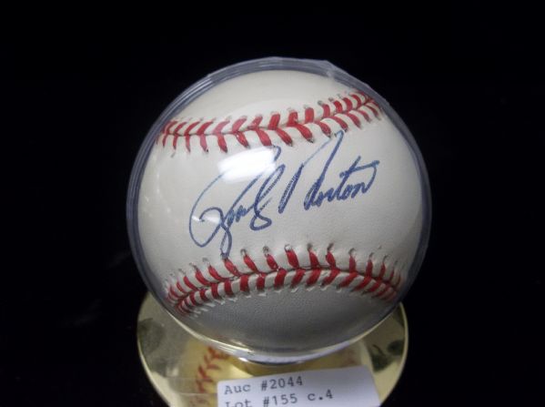 Ricky Horton Autographed Official NL Leonard Coleman Baseball